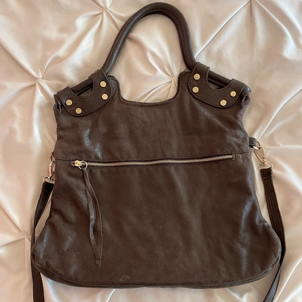 GG Boss leather big bag
